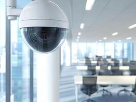 Security Camera in Modern Office Setting photo