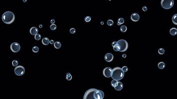 Abstract Floating Soap Bubbles - Loopable Motion Background video
