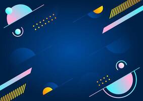 abstract background with geometric shapes and lines vector