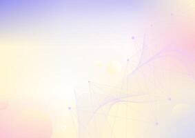 abstract pastel gradient background with lines and dots vector