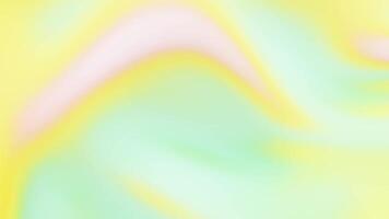 Abstract pastel gradient background with liquid style waves. Seamless looping . 4k abstract motion graphics dynamic yellow and green background video