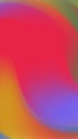 Blurred gradient of red, yellow, and blue suitable for abstract backgrounds, website designs, and vibrant digital art projects. video