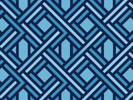 Abstract blue geometric seamless pattern perfect for textile prints and surface design projects. vector