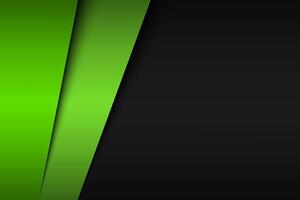 Black and green modern material design. Corporate template for your business. abstract widescreen background vector