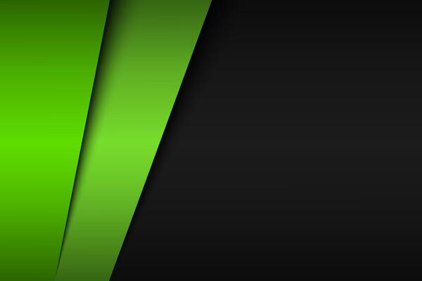 Black and green modern material design. Corporate template for your business. abstract widescreen background