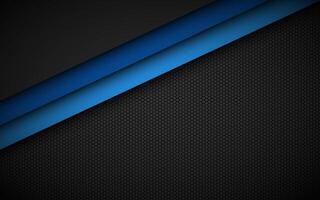 Black and blue modern material design with polygonal texture. Corporate template with overlapped layers for your business. abstract widescreen background vector