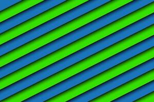 Blue and green abstract background with diagonal stripes. Simple illustration vector