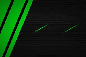 Black and green abstract background with place for your text vector