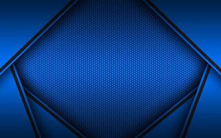 Blue abstract background with layers above each other. Modern design template. illustration with oblique stripes and lines vector