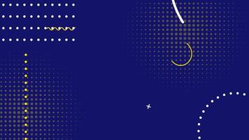 Outro Loop Animation with Abstract Blue Background video