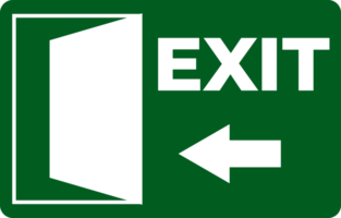 emergency exit sign. up stairs symbol. emergency exit symbol. emergency ladder sign. fire hazard sign. emergency stairs sign. emergency exit sign. Flat exit sign collection. Various exit signs png