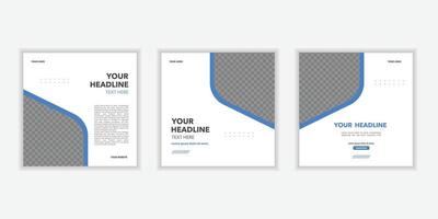 carousel posts banner for social media posts carousel, business marketing social media post bundle, ads posts pack, grid banner, influencer blog posts design template vector
