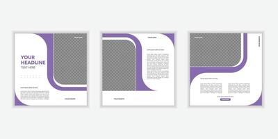 Carousel posts banner for social media posts carousel, business marketing social media post bundle, ads posts pack, grid banner, blog posts template vector