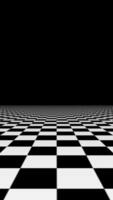 Retro Checkerboard Floor Perspective Seamless Loop Background video