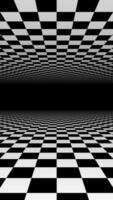 3D Checkerboard Room Animation, Seamless Loop Background video