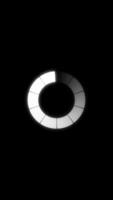 Animated Loading Icon glow loop video