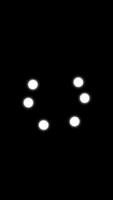 Animated Loading looping on black background video
