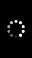 Animated Loading Icon glow looping video