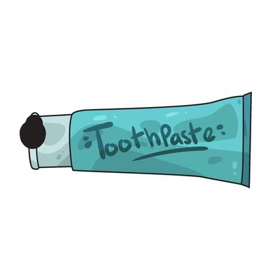 toothpaste tube illustrations