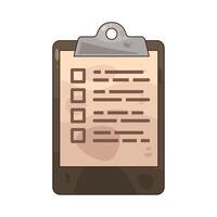 Empty checkbox illustration vector
