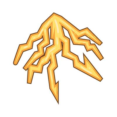 Illustration of the lightning