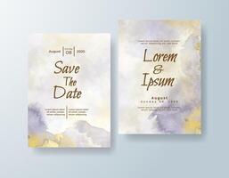 Greenery digital invite with transparent layers vector