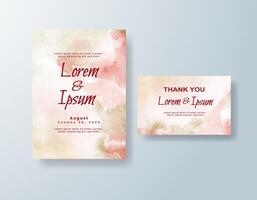 Rustic RSVP card with subtle gradients vector