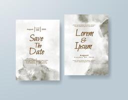 Romantic save the date card with subtle gradients vector