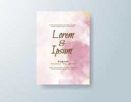 Modern RSVP card with transparent layers vector