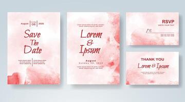 Pastel save the date card with transparent layers vector