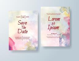Greenery digital invite with dreamy composition vector