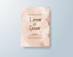 Rustic invitation suite with muted background color vector