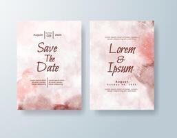 Romantic save the date card with subtle gradients for you date vector