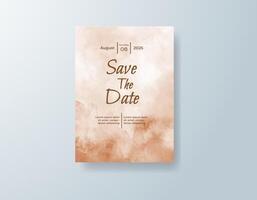 Modern invitation template with subtle gradients color vector