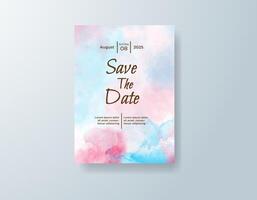 Modern RSVP card with muted background vector