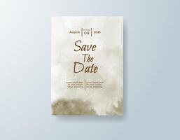 Boho invitation suite with dreamy composition vector