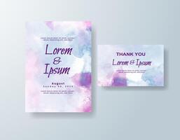 Minimalist invitation template with transparent layers color vector