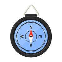 Black Compass Adventure Tool. Compass Navigation Tool. Simple Compass Icon. vector