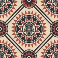 African ethnic design with abstract geometric ornament abstract seamless pattern, ethnic background, simple style for textiles, banners, wallpapers, wrapping vector