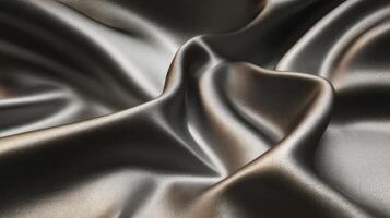 Luxurious titanium fabric with anti glare properties showcasing a smooth, elegant surface in a soft light photo