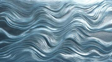 Intricate wave like distortions in glass showcasing fluidity and texture within a creative design photo