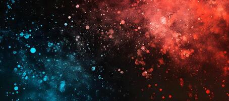 A mesmerizing abstract background showcases a vibrant color gradient transitioning from blue to fiery red photo
