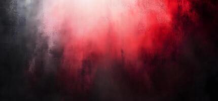 A textured canvas unveils a striking transition from dark grayscale to vibrant red gradients photo