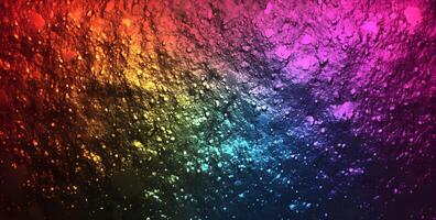 An abstract background reveals a spectrum of color and texture with droplets photo