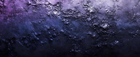 An abstract blue and purple texture shows a rough, uneven surface with gradient light photo