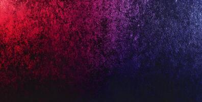 Deep hues of red and blue create a textured, visually striking ombre gradient finish photo