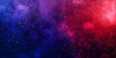 Deep space abstract background features cosmic dust clouds and vibrant, colorful nebulae photo