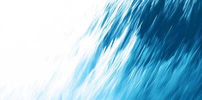 Diagonal light blue abstract streaks create an ethereal, flowing, and dynamic textural background photo