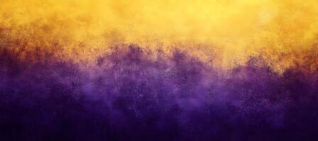 Gold merges into deep purple, creating a textured background perfect for various creative applications photo