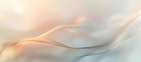 Subtle waves of light gently undulate across the surface creating soft organic flow photo